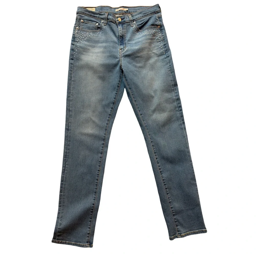 Levi's 724 High Rise Straight Leg Jeans - Picture 2 of 4